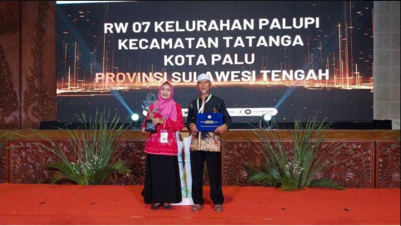 RW 07 Kelurahan Palupi Palu Raih Trofi ProKlim Utama 2023 dari Kementerian, Ini Prestasinya